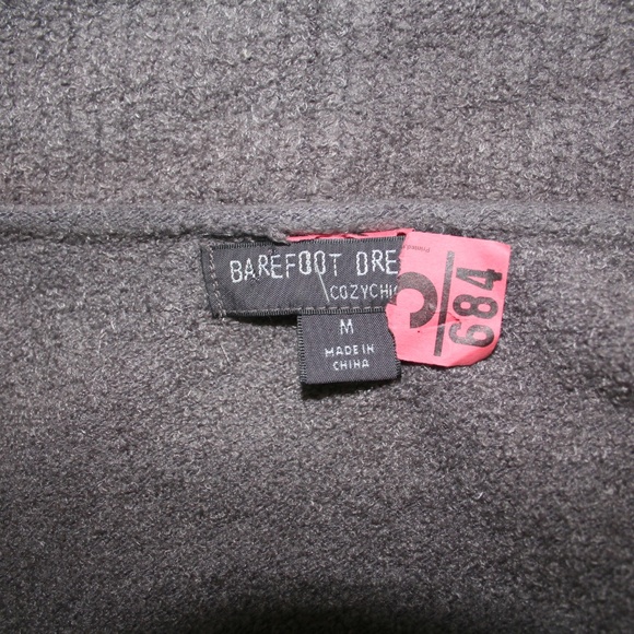 Barefoot Dreams Cozychic Lite Taupe Brown Circle Sweater Cardigan M - Picture 4 of 5